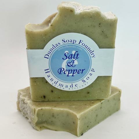 ellënoire Handmade Soap - Salt & Pepper-Bar Soap-ellënoire body, bath fragrance & curly hair