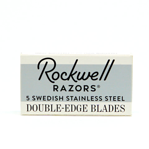 Rockwell Razors - Double Edge Razor Blades 5-Pack-Men's Products-ellënoire body, bath fragrance & curly hair
