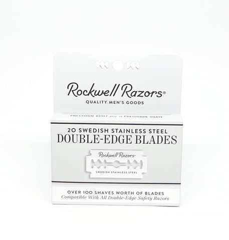 Rockwell Razors - Double Edge Razor Blades 20-Pack-Men's Products-ellënoire body, bath fragrance & curly hair