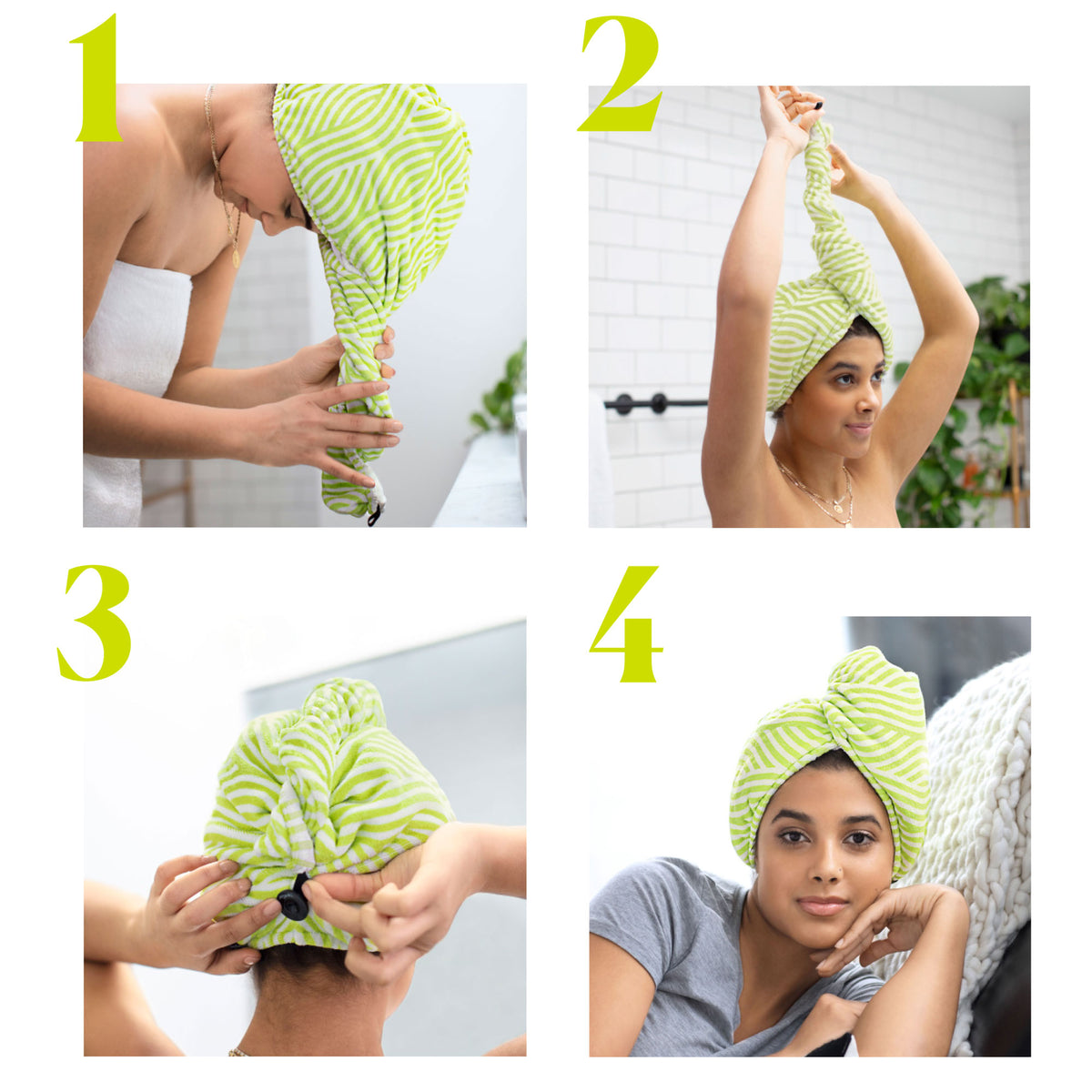 how to wear a hair turban