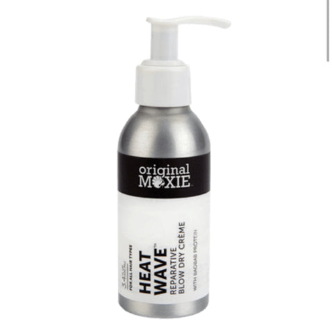 original MOXIE Heat Wave Reparative Blow Dry Creme 3.4oz/100ml-Curly Hair Products-ellënoire body, bath fragrance & curly hair