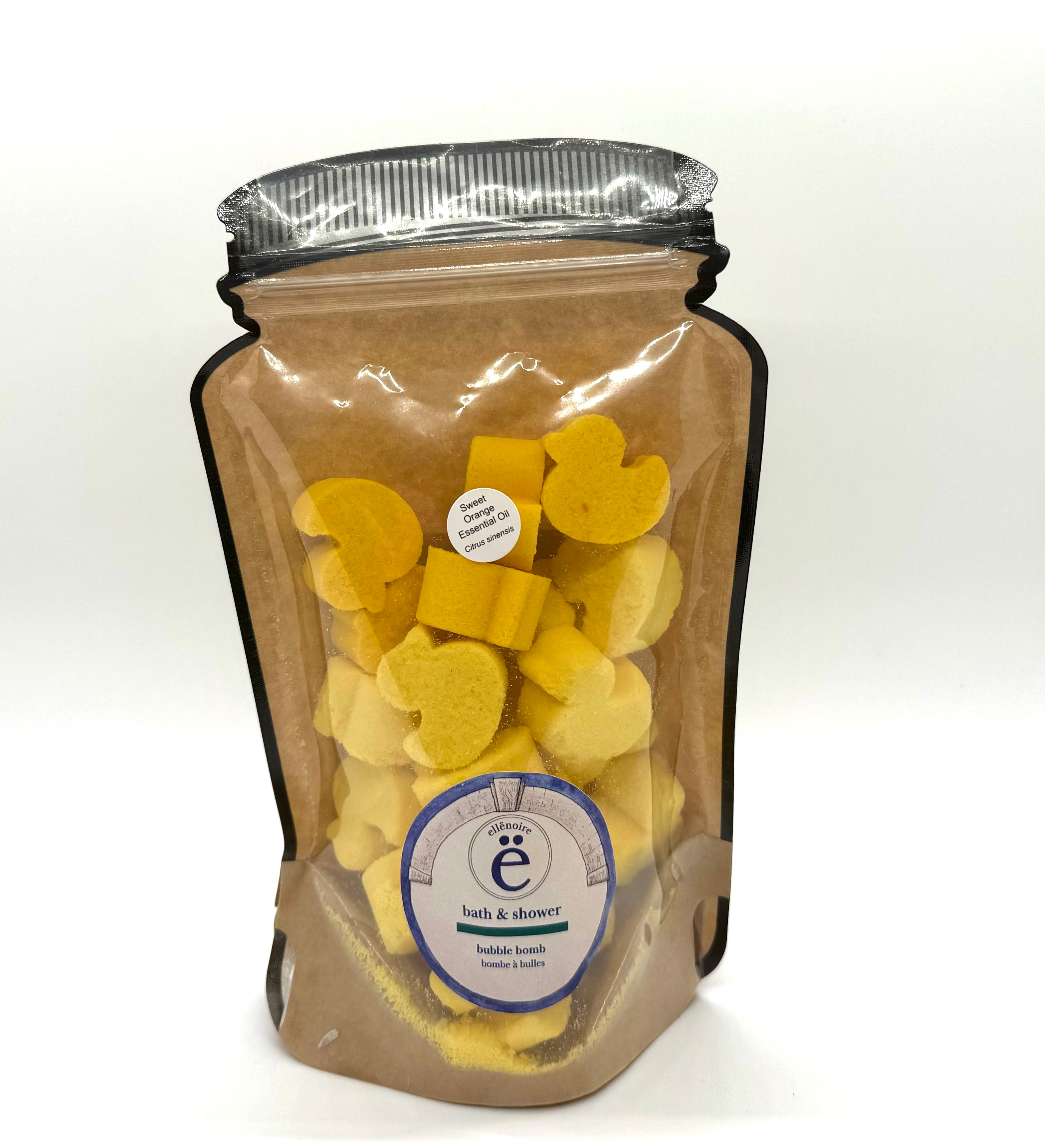 ellënoire Mini Baby Bubble Bombs - lemon lime-Bubble Bombs-ellënoire body, bath fragrance & curly hair