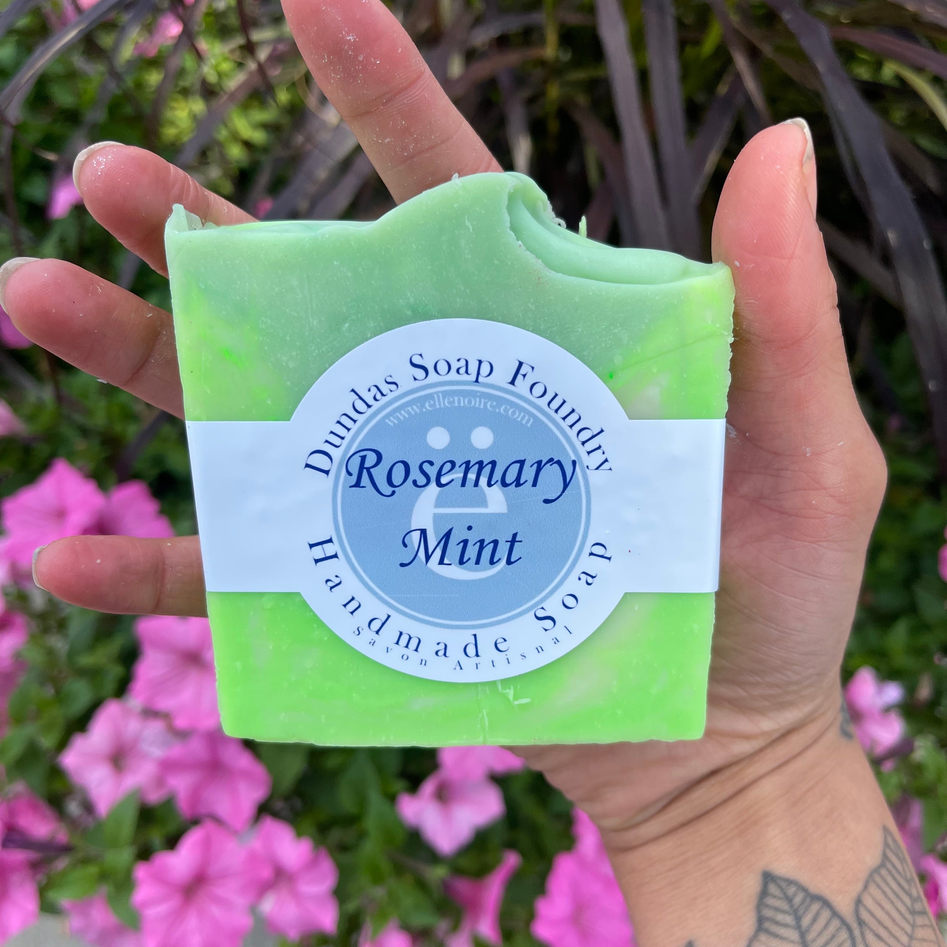 ellënoire Handmade Soap - Rosemary Mint-Bar Soap-ellënoire body, bath fragrance & curly hair