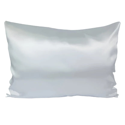 Double Layer Satin Pillowcase - White-Accessory-ellënoire body, bath fragrance & curly hair