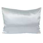 Double Layer Satin Pillowcase - White-pillowcases-ellënoire body, bath fragrance & curly hair