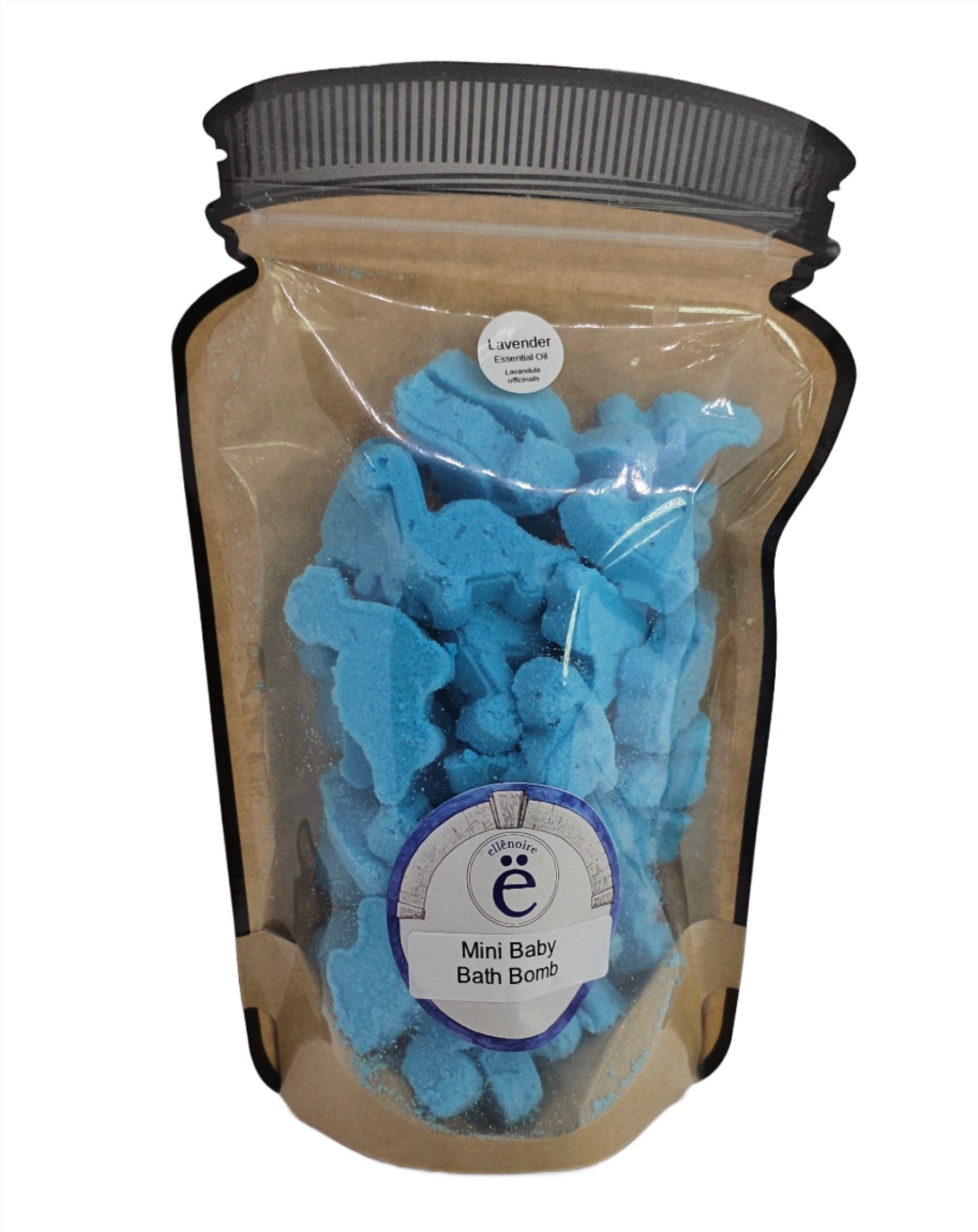 ellënoire Mini Baby Bomb - Lavender-Bath Bombs-ellënoire body, bath fragrance & curly hair