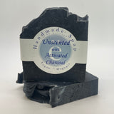 ellënoire Handmade Soap with Activated Charcoal - Unscented -Soap-ellënoire body, bath fragrance & curly hair