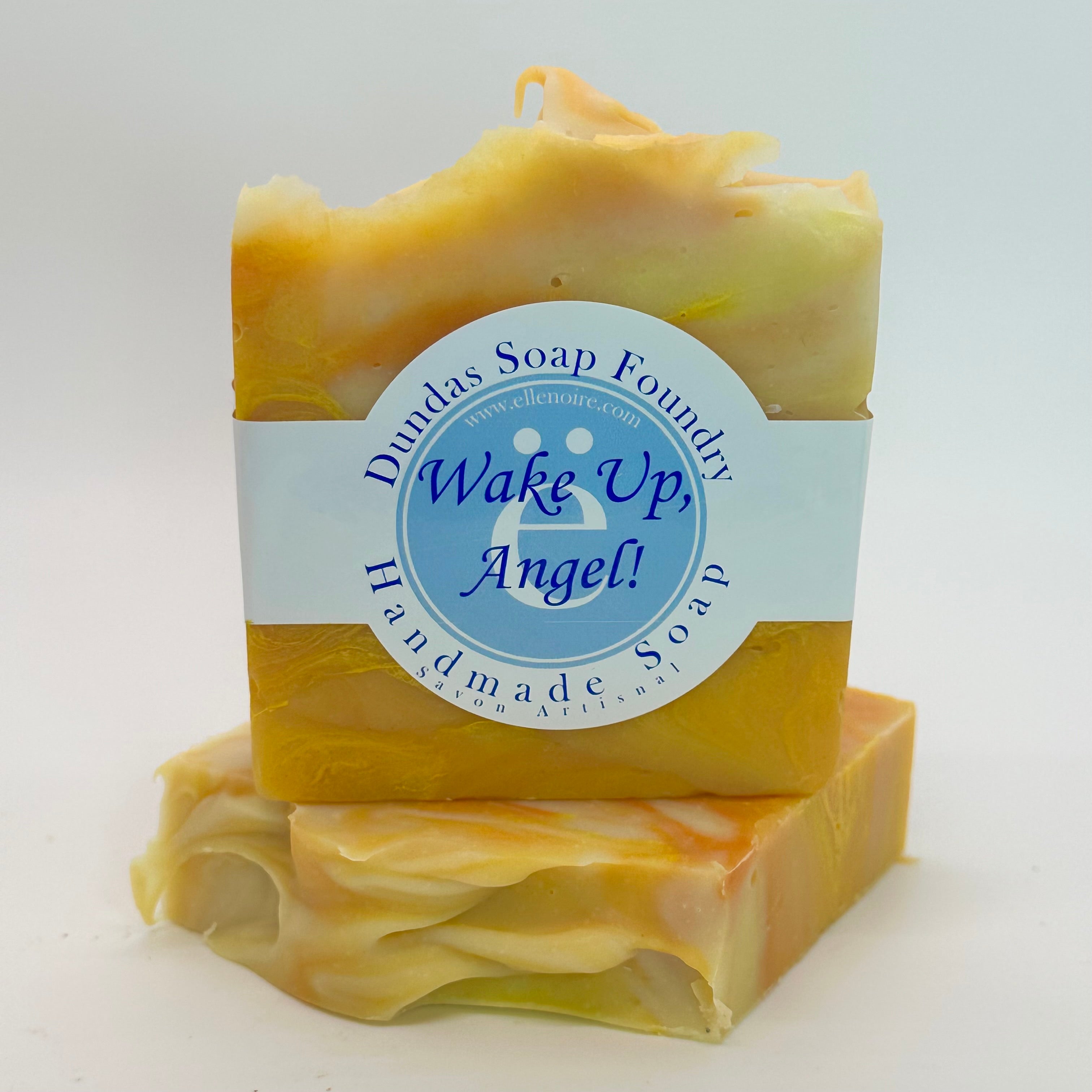 Handmade Soap with Wake Up, Angel! Essential Oil Blend-Soap-ellënoire body, bath fragrance & curly hair