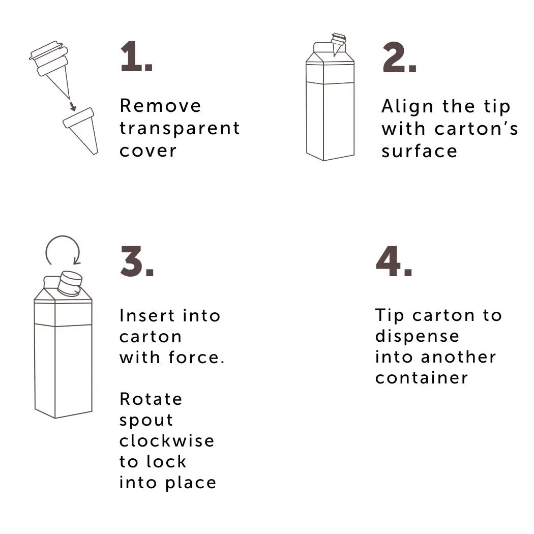 original Moxie Reusable Pour Spout - Blue-Accessory-ellënoire body, bath fragrance & curly hair