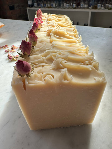 Toasted Rose Limited edition handmade soap-Bar Soap-ellënoire body, bath fragrance & curly hair