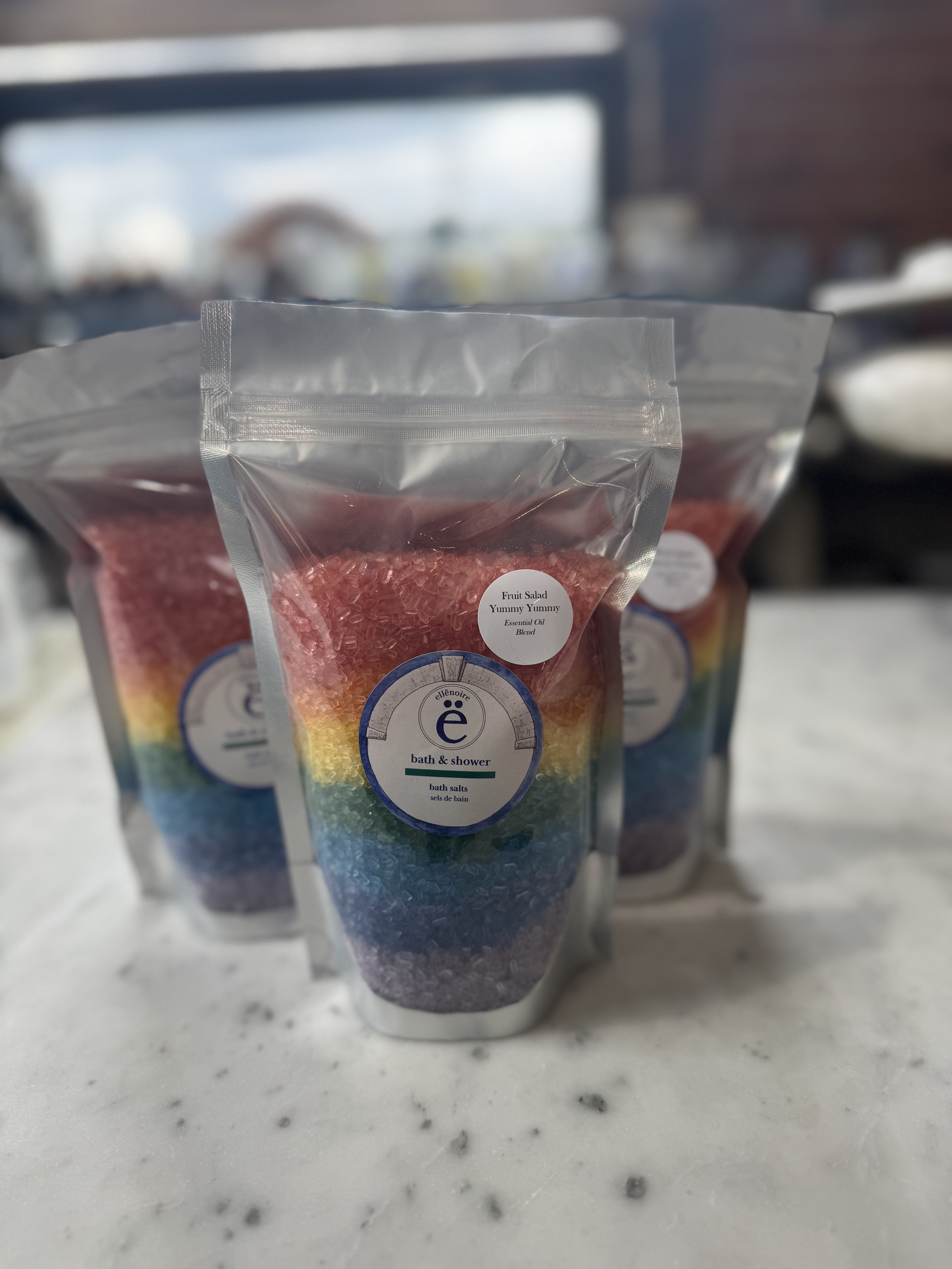 ellënoire Bath Salt - Pride Rainbow/ Fruit Salad!-Bath Salts-ellënoire body, bath fragrance & curly hair
