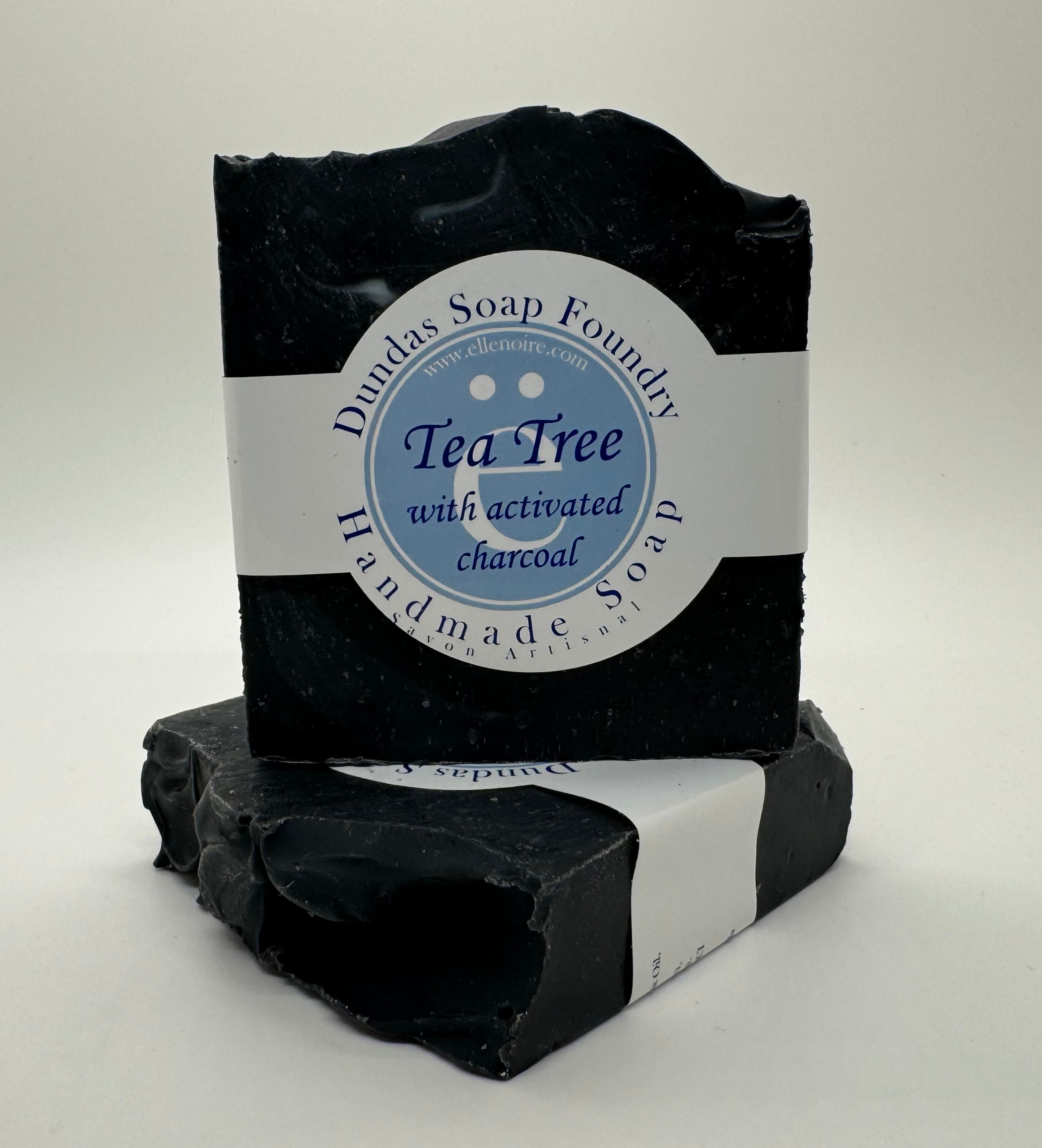 ellënoire Handmade Soap with Tea Tree Oil and Activated Charcoal-Bar Soap-ellënoire body, bath fragrance & curly hair