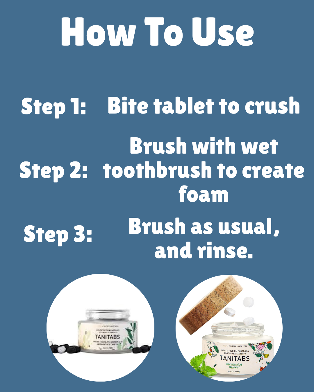 TANITABS - Tanit Toothpaste-Toothpaste-ellënoire body, bath fragrance & curly hair