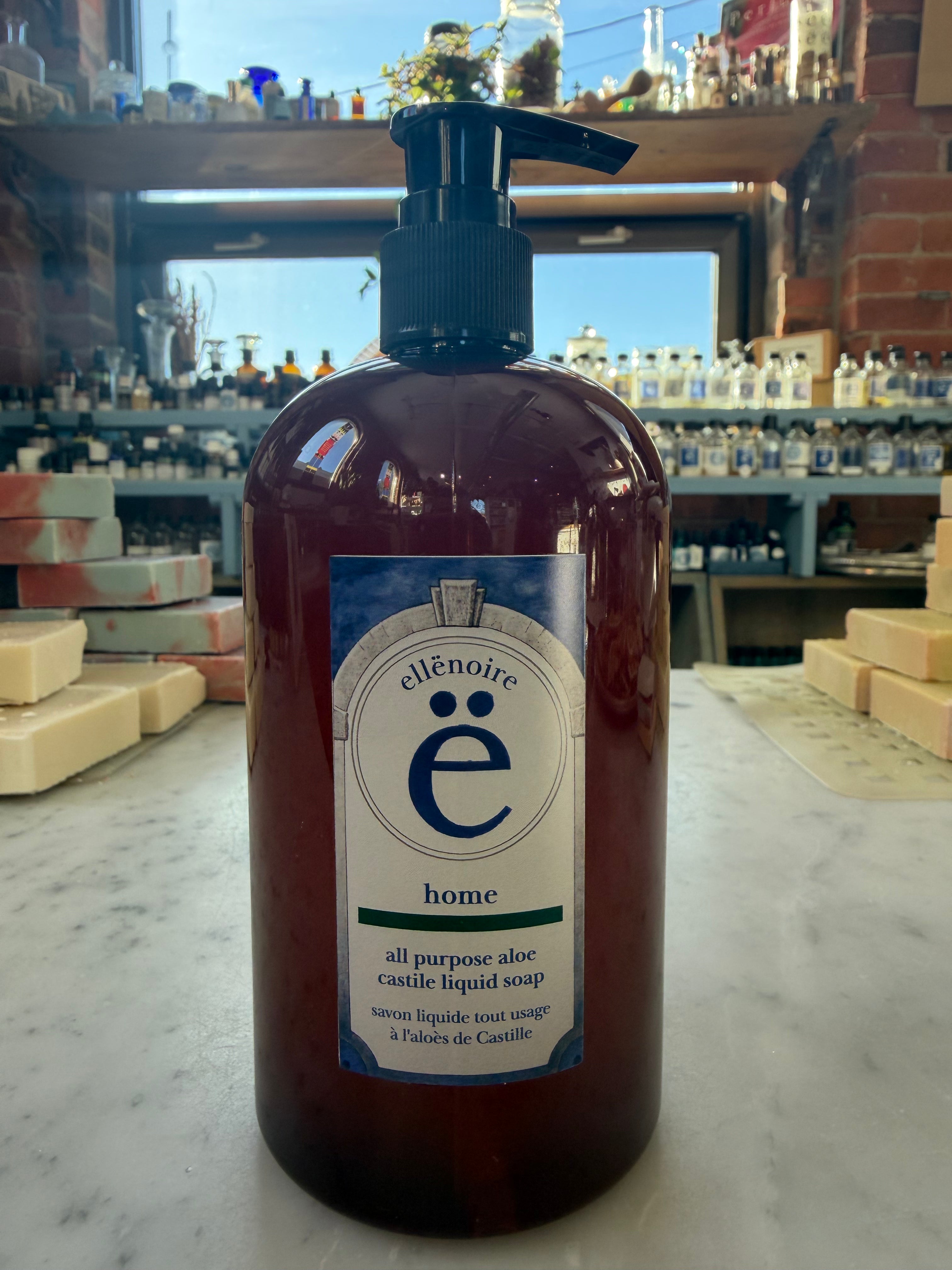 All Purpose Aloe Castile Liquid Soap-Natural House Cleaning-ellënoire body, bath fragrance & curly hair