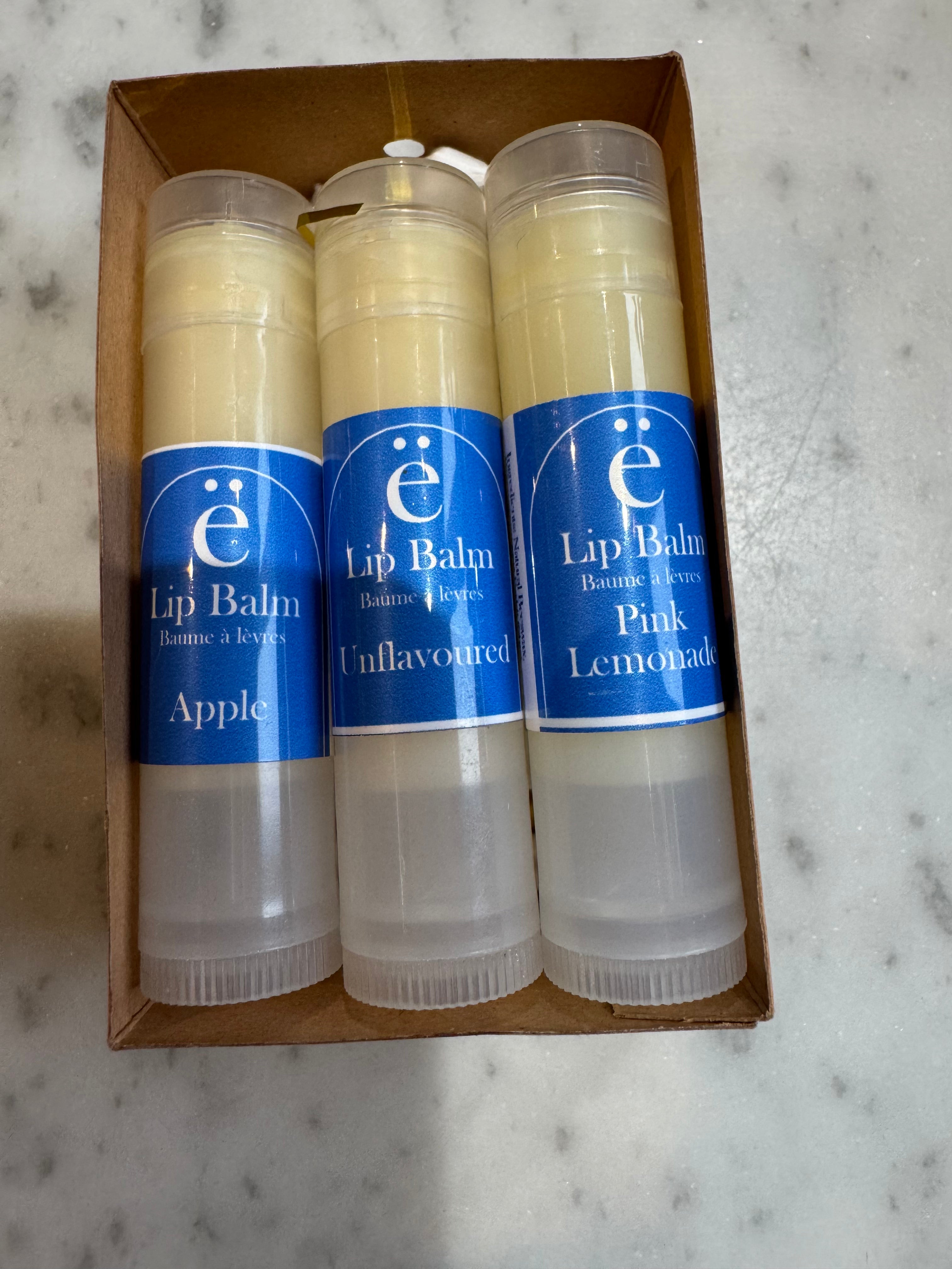 Handmade Lip Balm Trio-Lip Care-ellënoire body, bath fragrance & curly hair