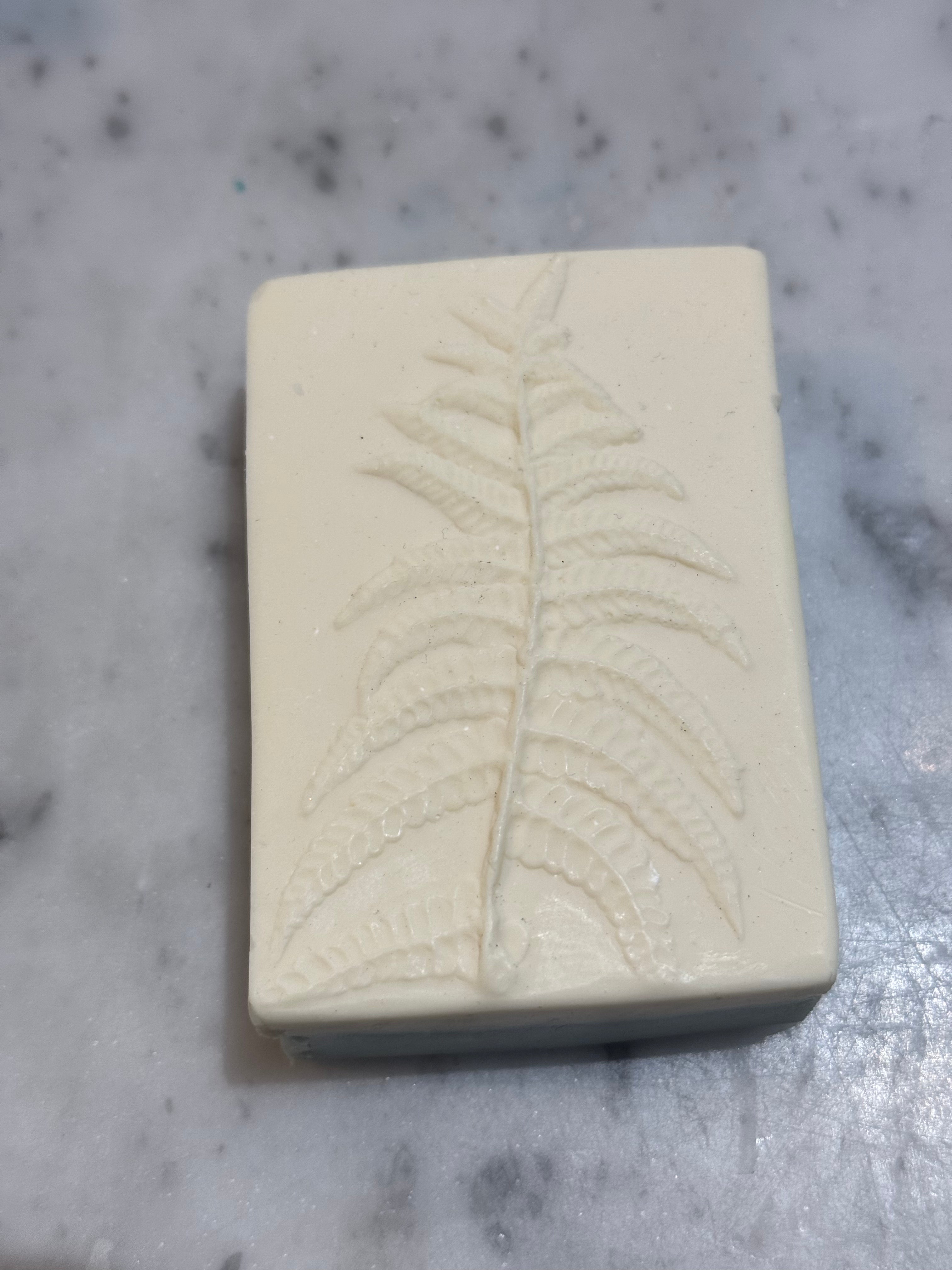 Handmade Soap - Russian Mold- Fern - LIMITED EDITION Lavender-Bar Soap-ellënoire body, bath fragrance & curly hair