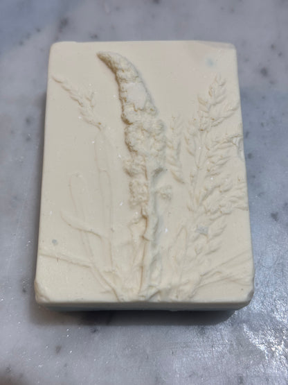 Handmade Soap - Russian Mold- Grasses - LIMITED EDITION Lime-Bar Soap-ellënoire body, bath fragrance & curly hair