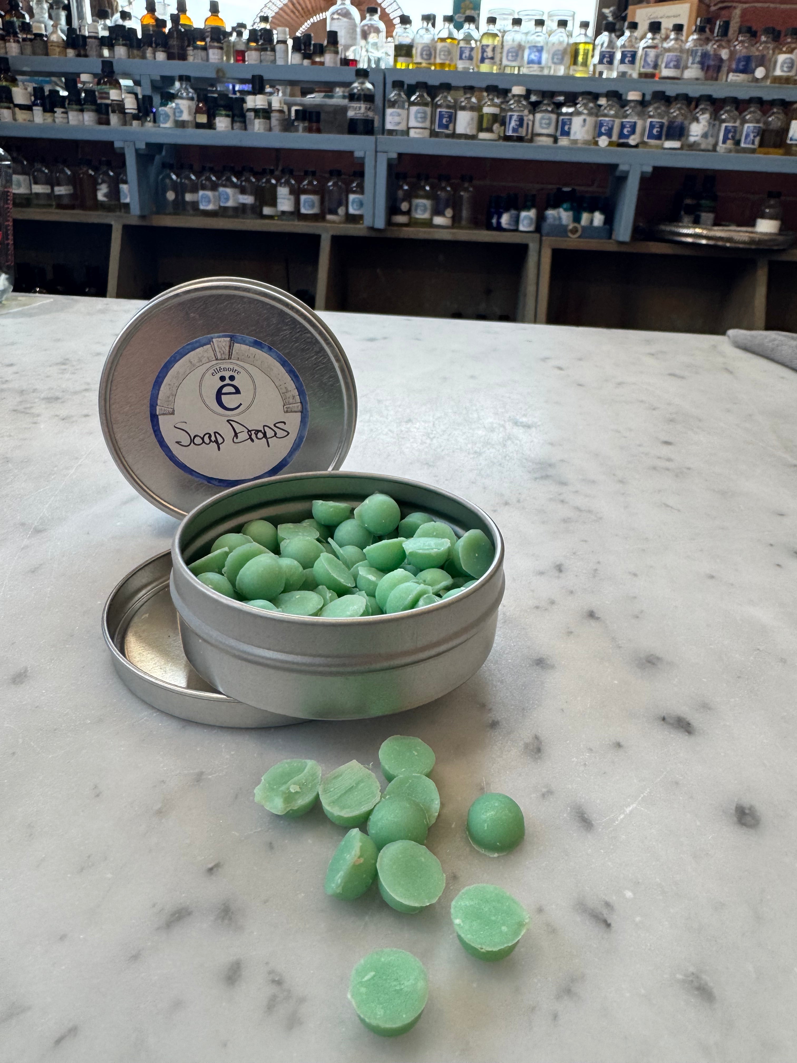 ellënoire Handmade Soap Drops-Soap Tin-ellënoire body, bath fragrance & curly hair