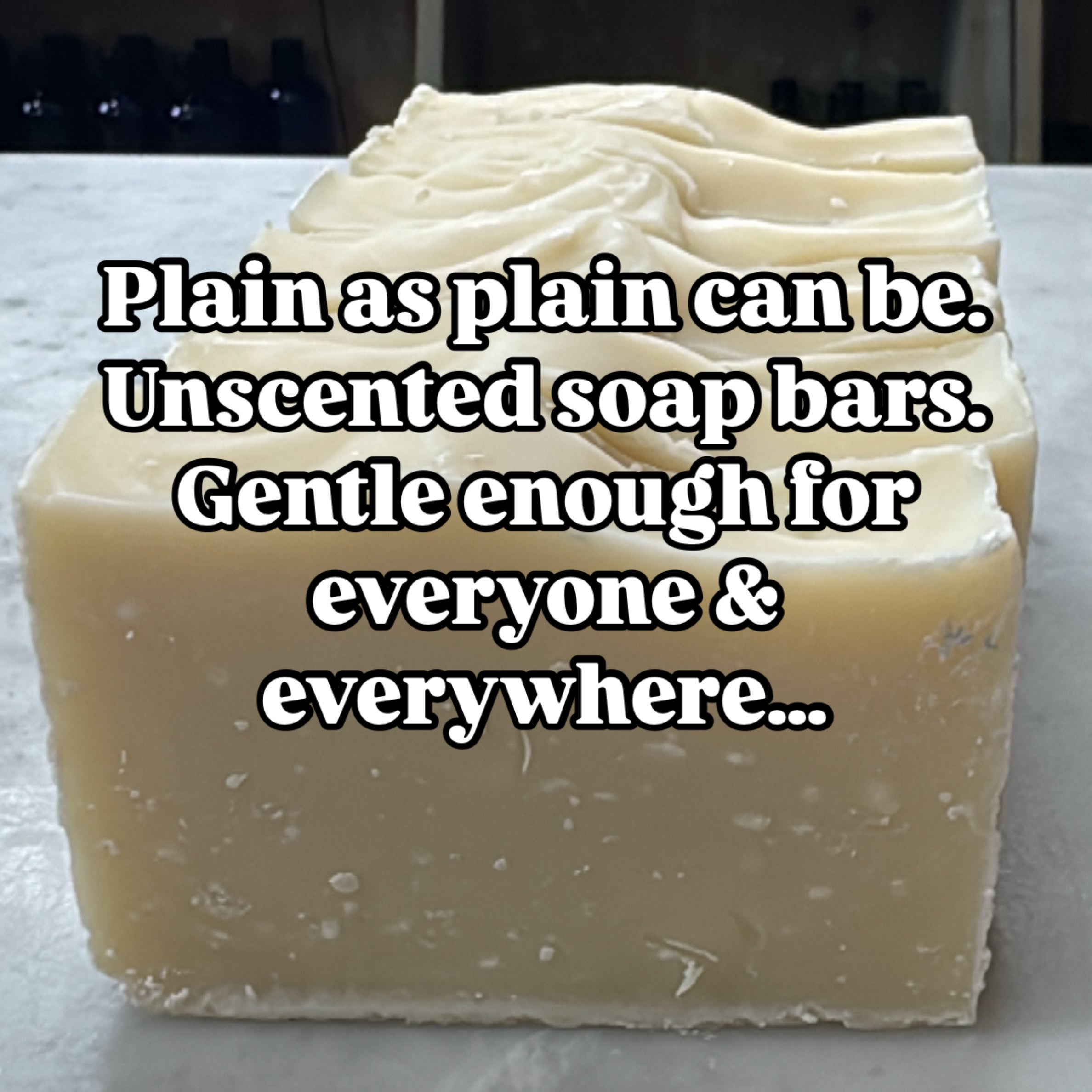 ellënoire Handmade Soap - Unscented-Bar Soap-ellënoire body, bath fragrance & curly hair