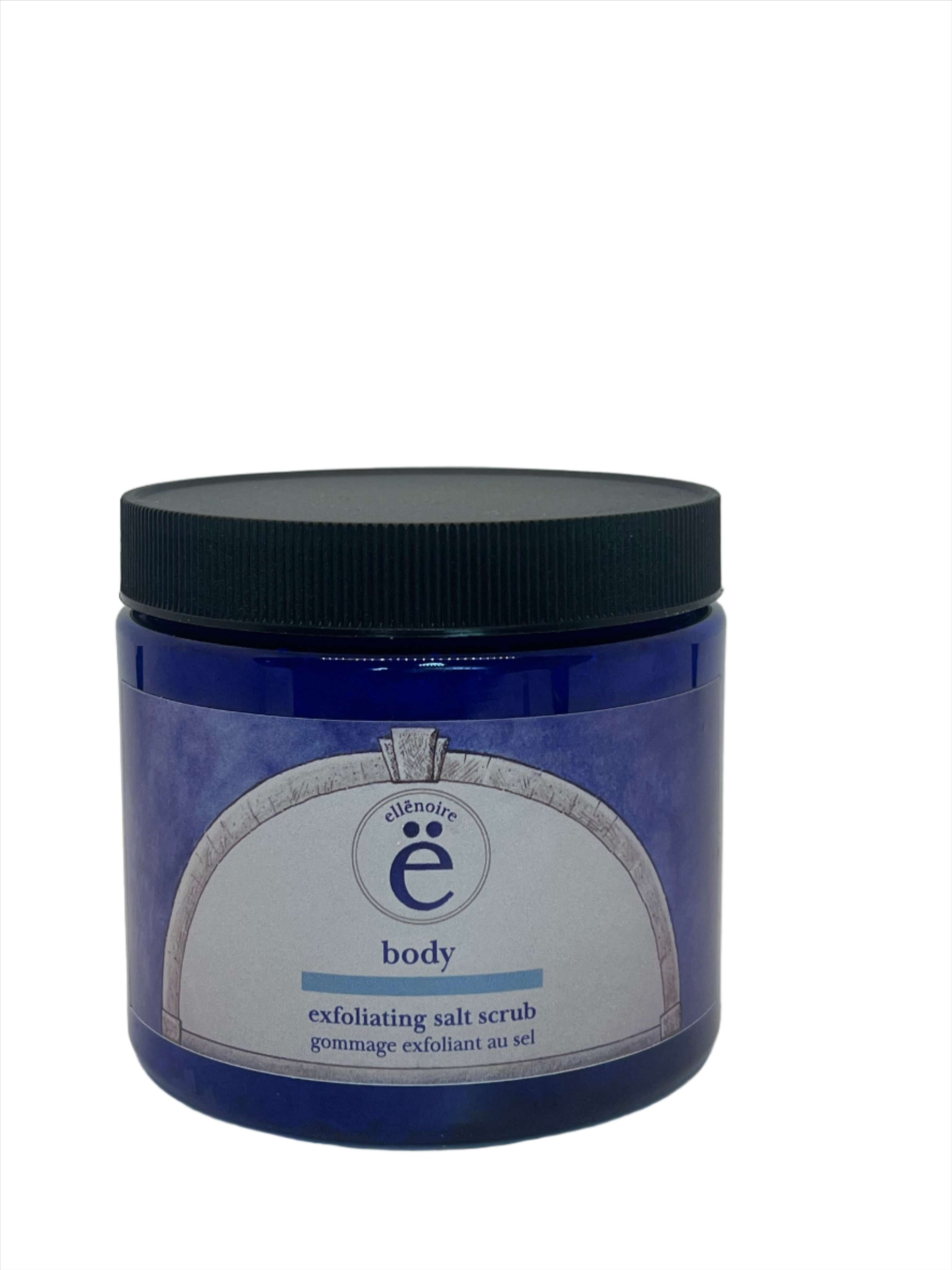 Exfoliating Salt Scrub-Skin Care-ellënoire body, bath fragrance & curly hair