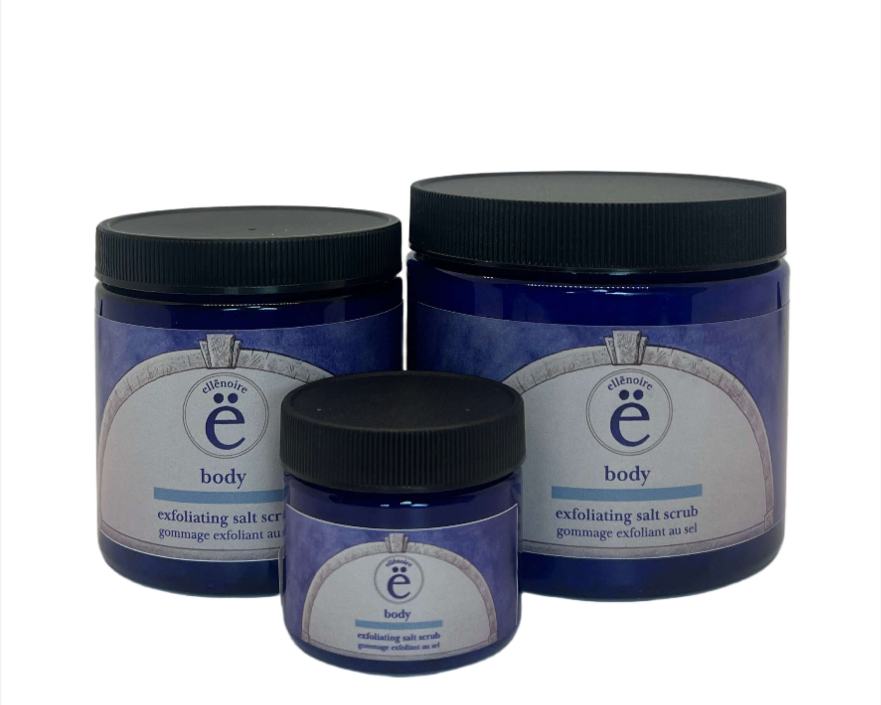 Exfoliating Salt Scrub-Body Scrub-ellënoire body, bath fragrance & curly hair