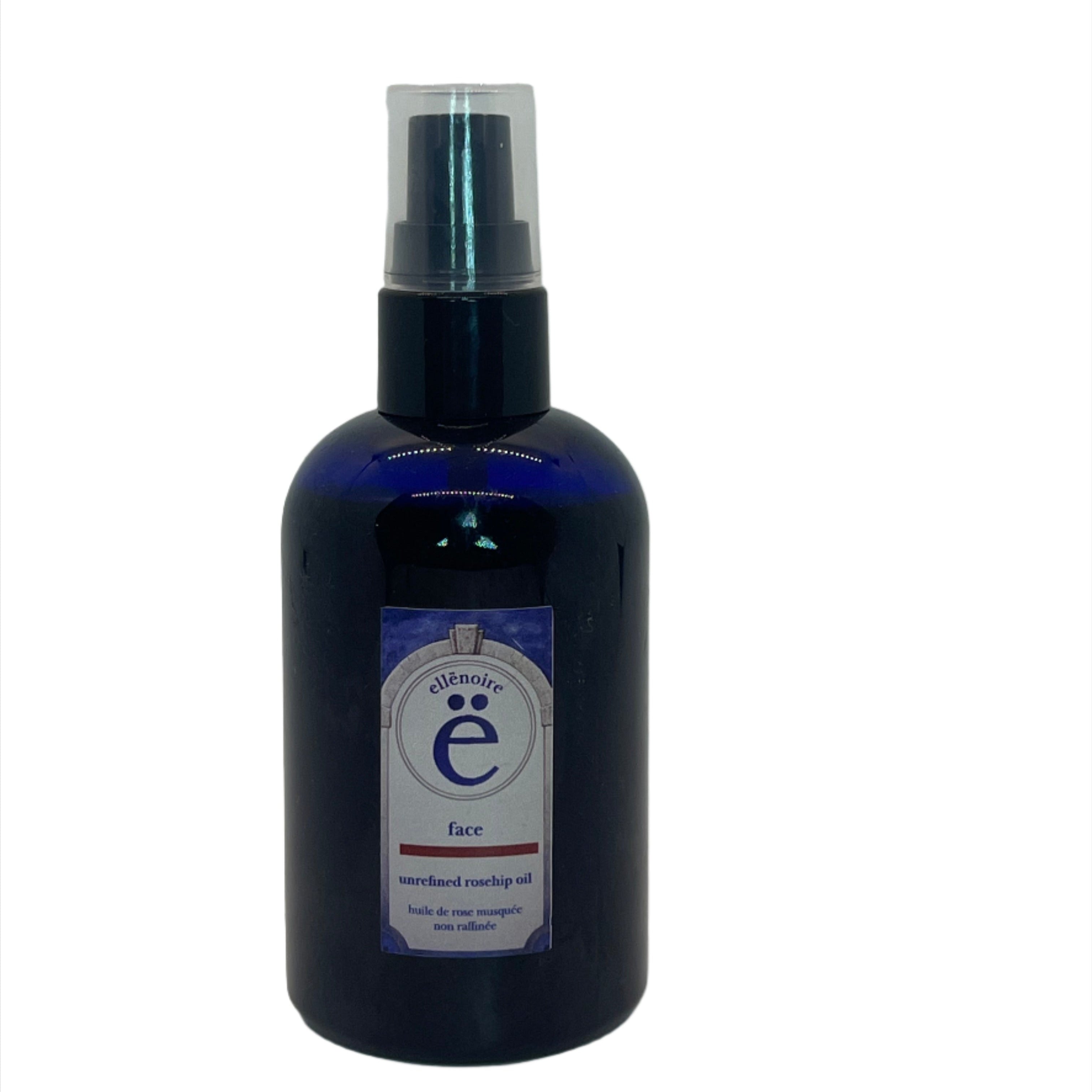 Unrefined Rosehip Oil-Face Oil-ellënoire body, bath fragrance & curly hair