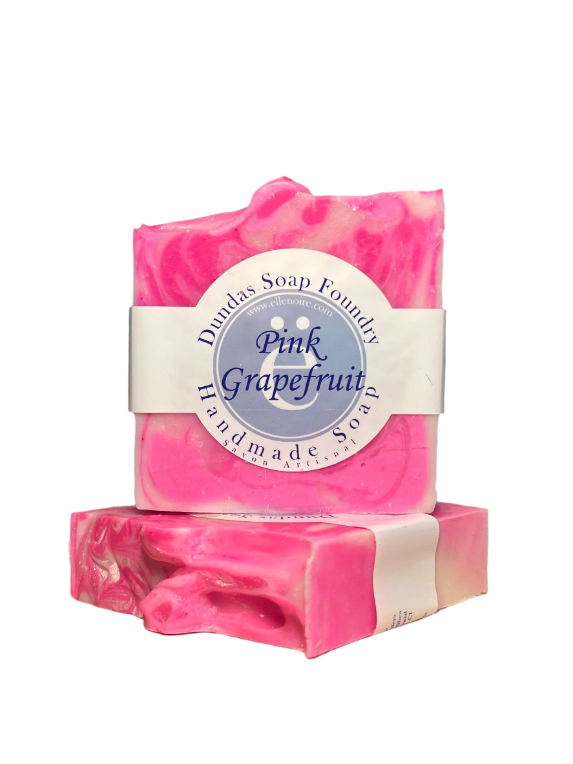 Handmade Soap - Pink Grapefruit-Bar Soap-ellënoire body, bath fragrance & curly hair