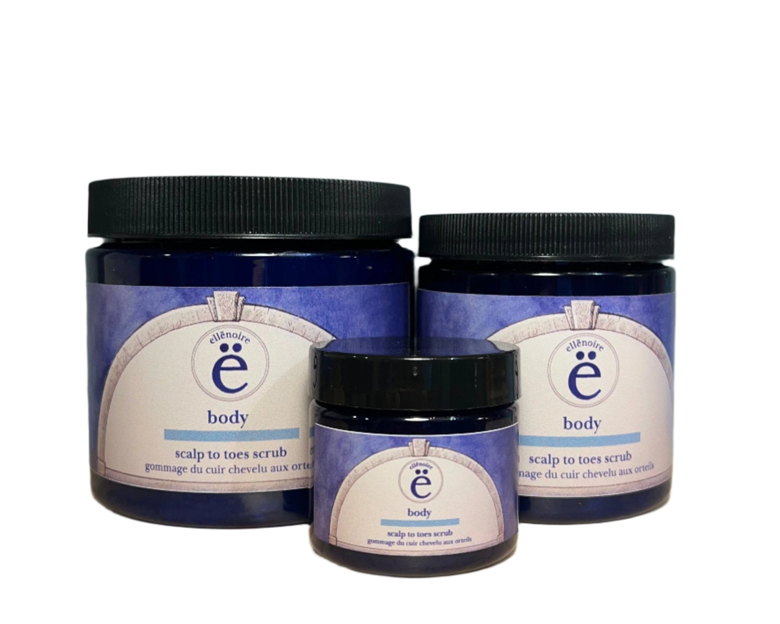 ellënoire Scalp to Toes Scrub-Body Scrub-ellënoire body, bath fragrance & curly hair