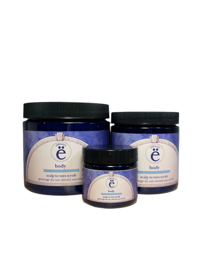 Scalp to Toes Scrub-Skin Care-ellënoire body, bath fragrance & curly hair