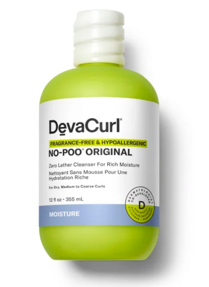 DevaCurl Fragrance-Free & Hypoallergenic No-Poo® Original-Deva Curl Products-ellënoire body, bath fragrance & curly hair