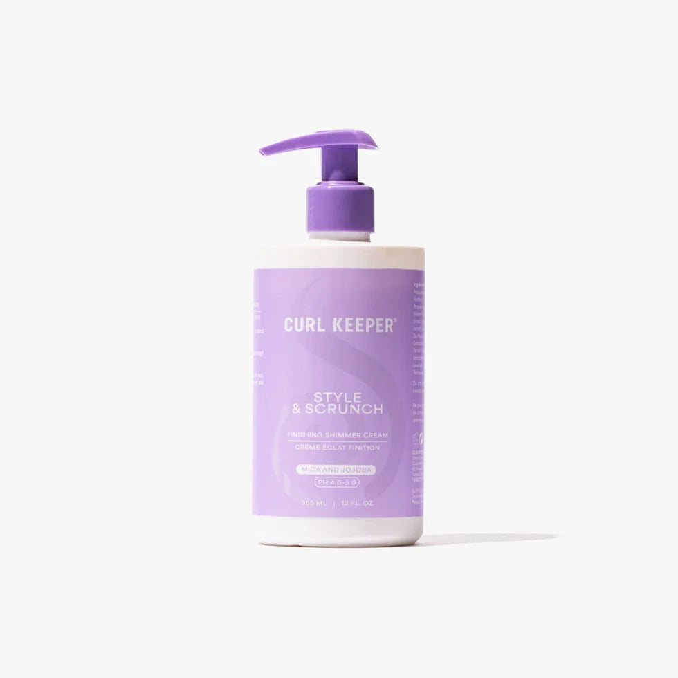 Curl Keeper Style & Scrunch Shimmer Cream-Styling-ellënoire body, bath fragrance & curly hair