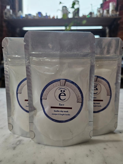 Kaolin Clay Mask-Face Mask-ellënoire body, bath fragrance & curly hair