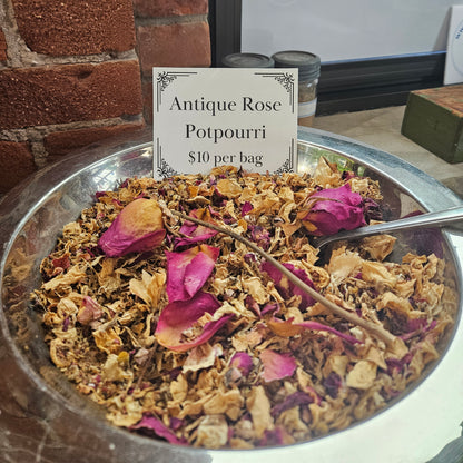 Antique Rose Potpourri-Aromatherapy-ellënoire body, bath fragrance & curly hair