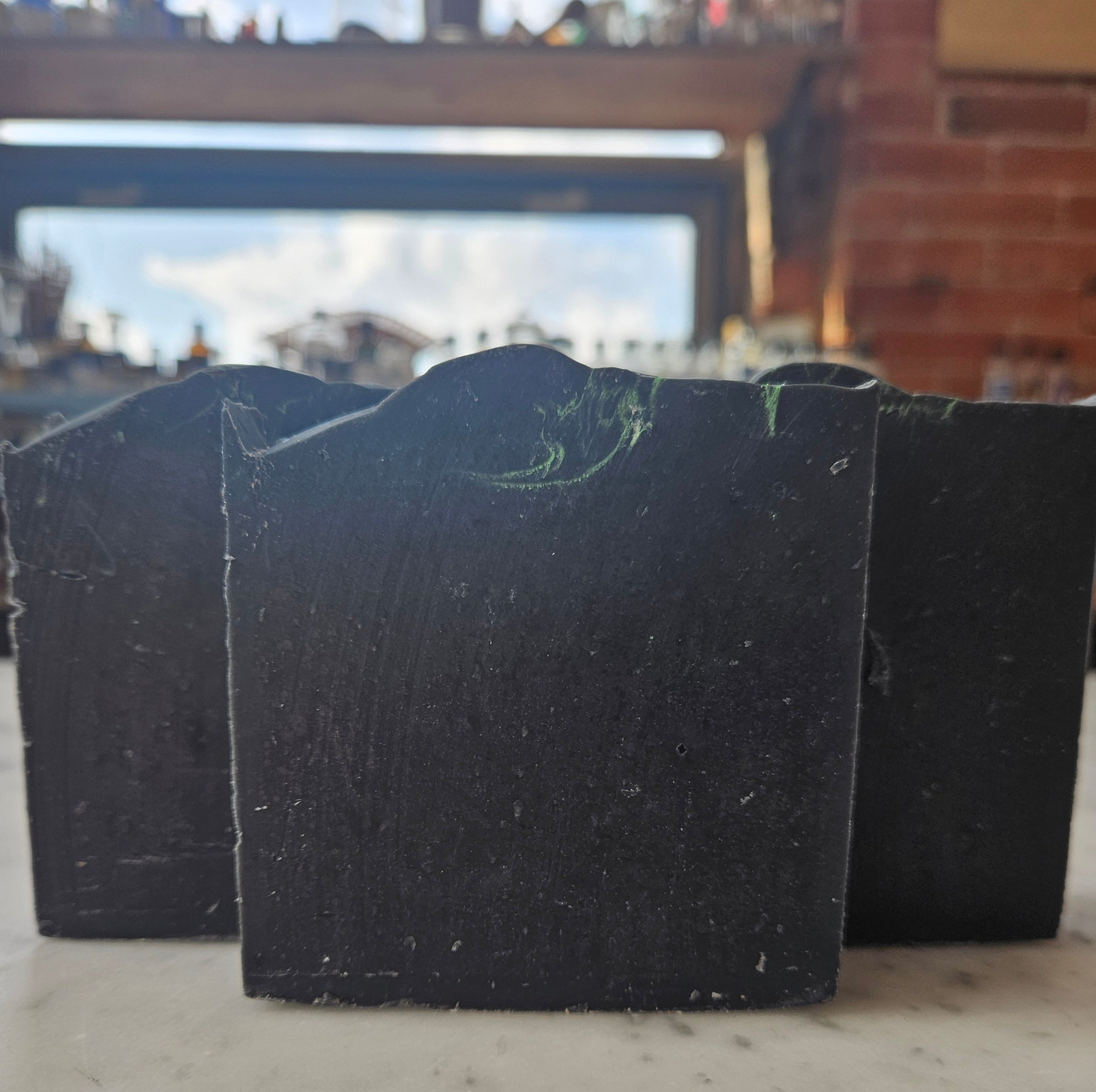 Handmade Soap - Tea Tree with Activated Charcoal-Bar Soap-ellënoire body, bath fragrance & curly hair
