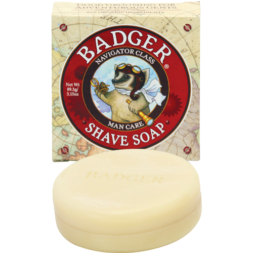 Badger Men's Shave Soap-Shaving Soap-ellënoire body, bath fragrance & curly hair