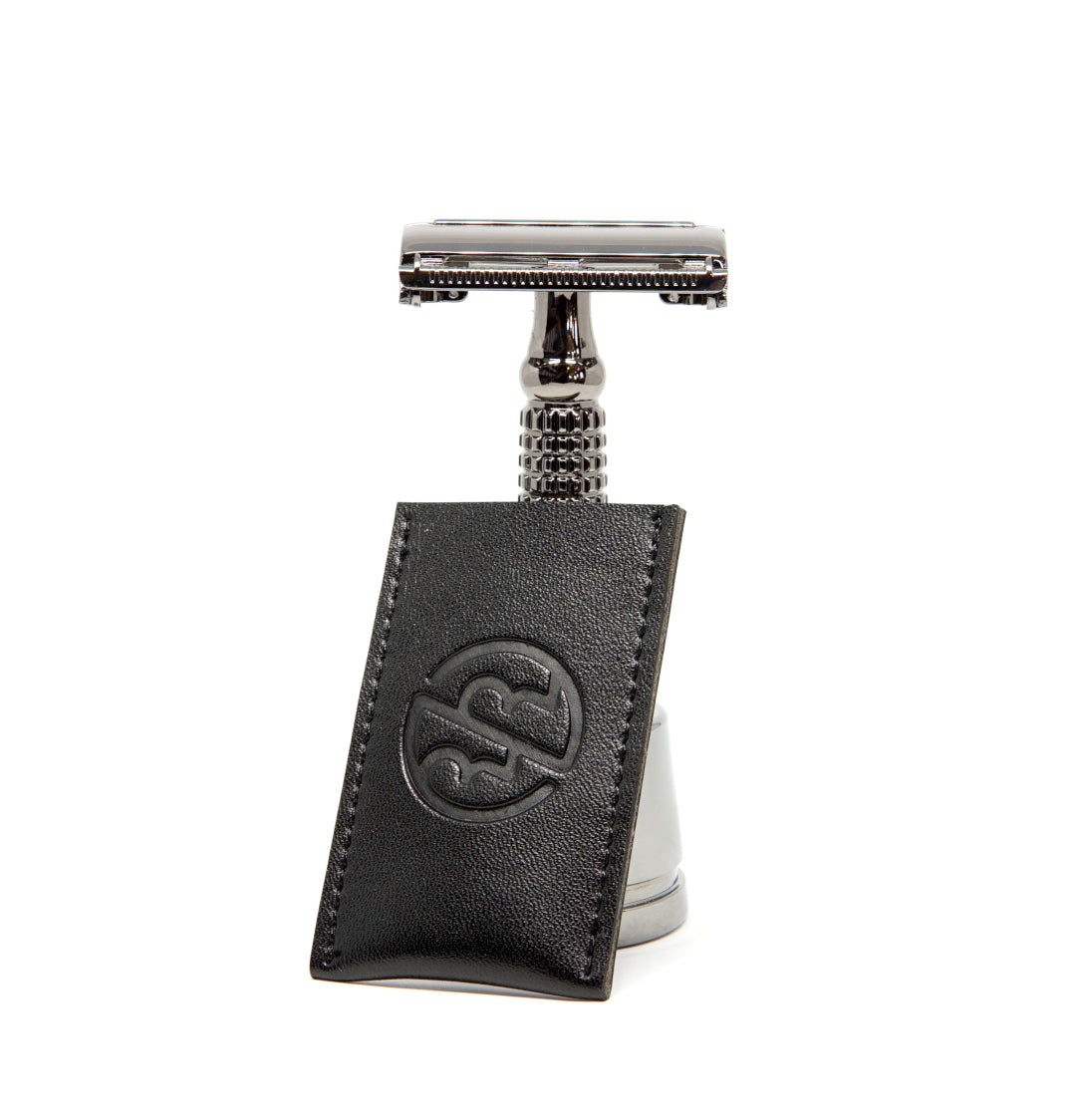 Rockwell Razors - Genuine Leather Shaving Sheath-Shaving Tool-ellënoire body, bath fragrance & curly hair