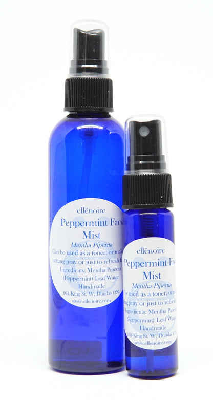 Peppermint Floral Water Face Mist-Face Products-ellënoire body, bath fragrance & curly hair