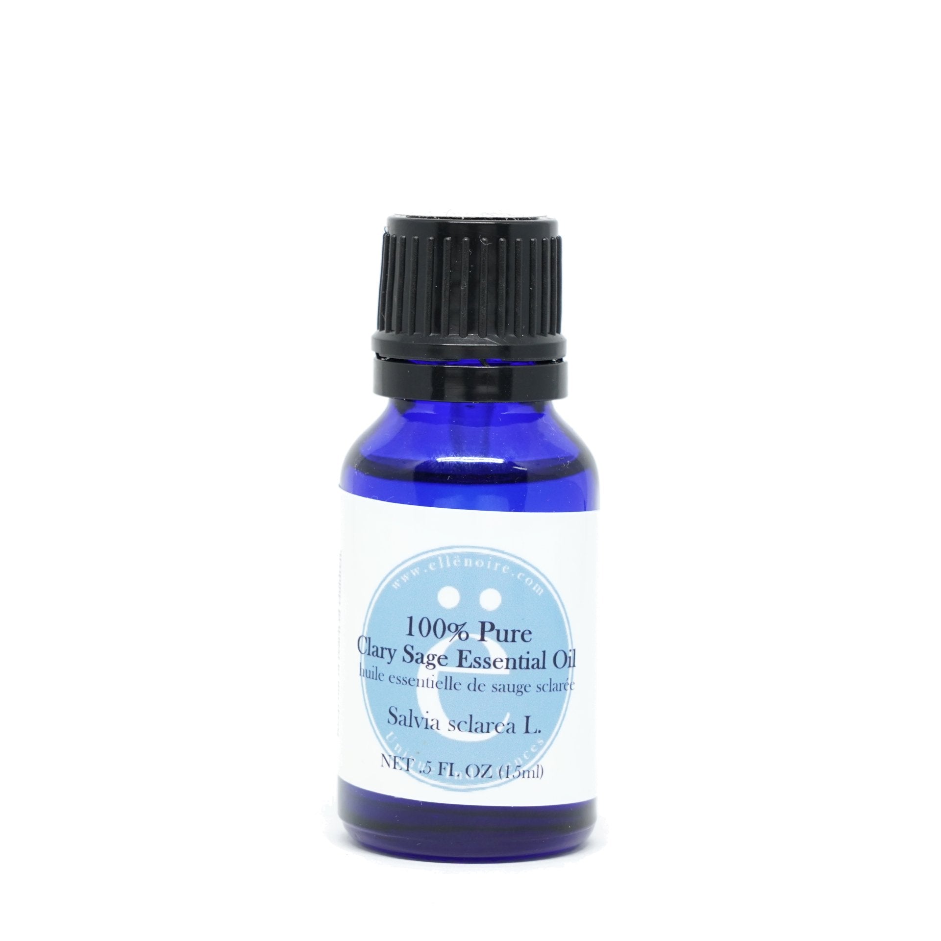 Clary Sage 100% Pure Essential Oil, 20 ml glass bottle with dropper top-ellenoire fragrance-ellënoire body, bath fragrance & curly hair