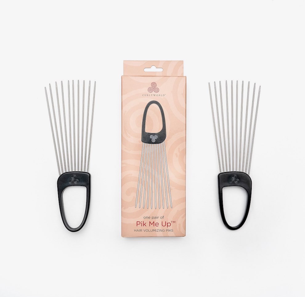 CurlyWorld Pik Me Up Hair Volumizing Piks-Styling Accessory-ellënoire body, bath fragrance & curly hair