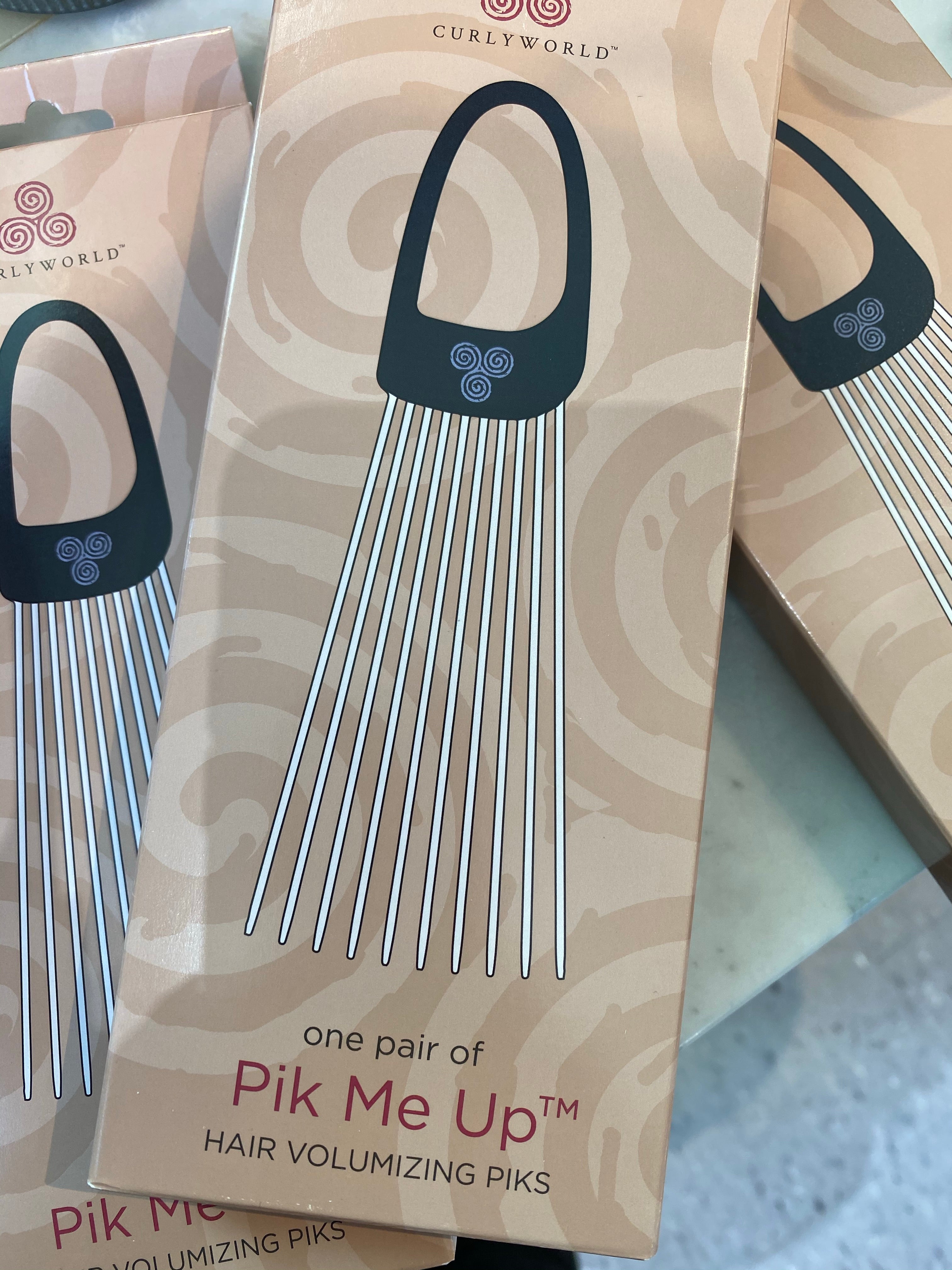 CurlyWorld Pik Me Up Hair Volumizing Piks-Styling Accessory-ellënoire body, bath fragrance & curly hair