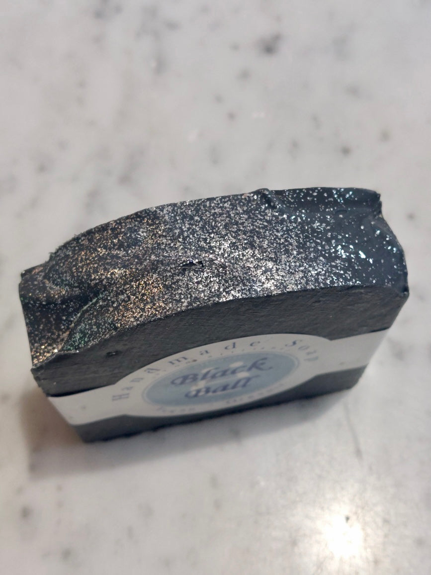 ellënoire Handmade Soap - Black Ball-Bar Soap-ellënoire body, bath fragrance & curly hair