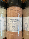 ellenoire French Pink Clay Mask-Face Products-ellënoire body, bath fragrance & curly hair