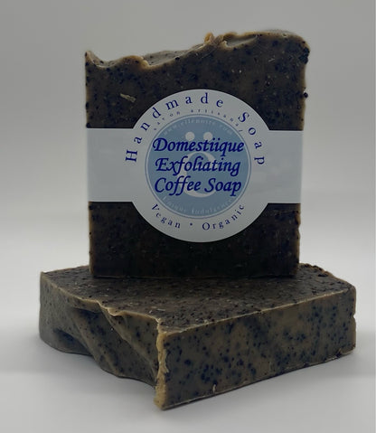 Handmade Exfoliating Soap - Domestiique-Bar Soap-ellënoire body, bath fragrance & curly hair