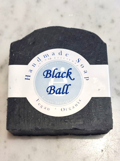 ellënoire Handmade Soap - Black Ball-Bar Soap-ellënoire body, bath fragrance & curly hair