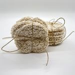 Handmade Cotton Face Rounds - 7 pack-Soap-ellënoire body, bath fragrance & curly hair