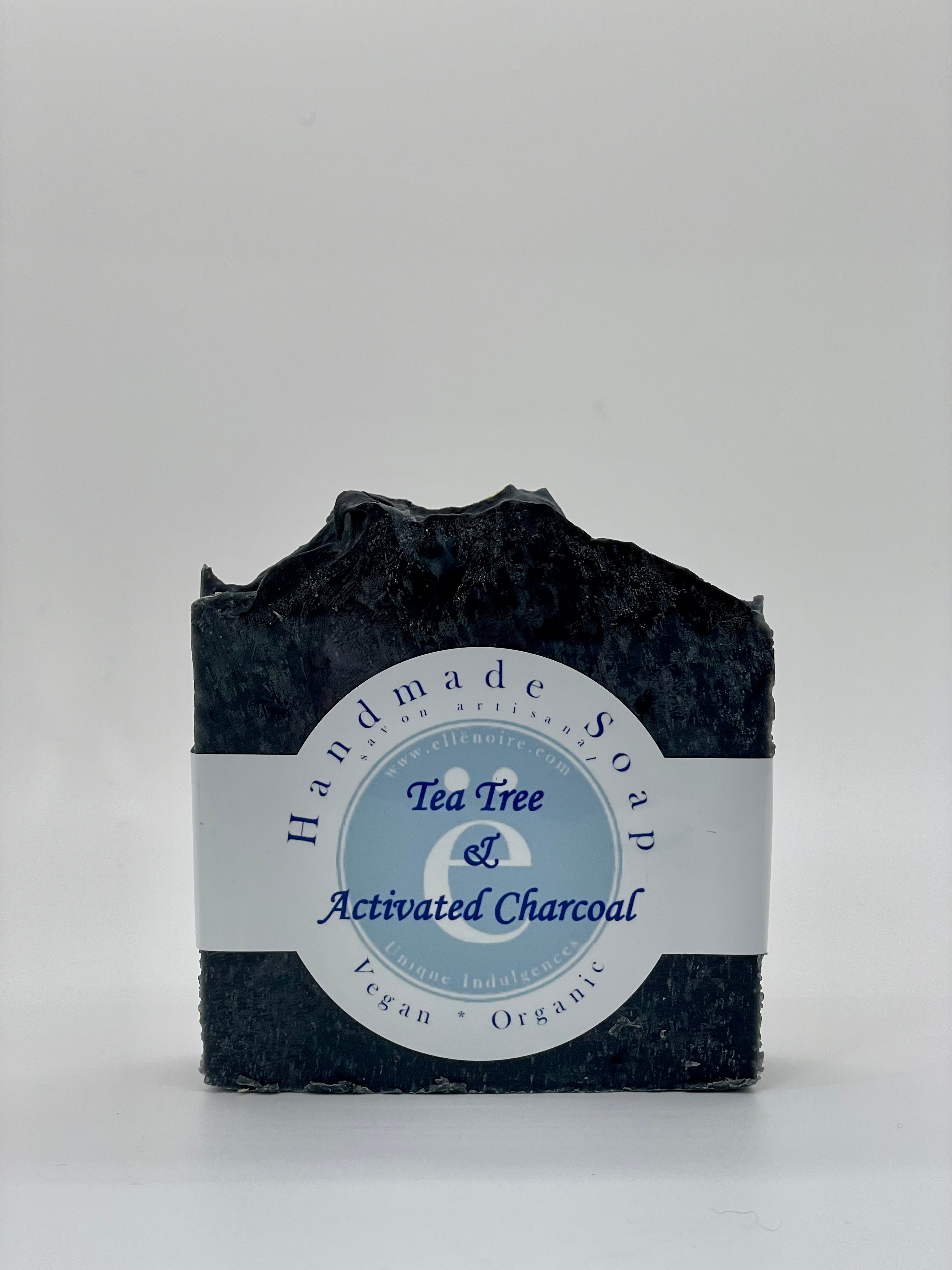 ellënoire Handmade Soap with Tea Tree Oil and Activated Charcoal-Bar Soap-ellënoire body, bath fragrance & curly hair