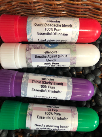 ellënoire Essential Oil Inhalers-Aromatherapy-ellënoire body, bath fragrance & curly hair